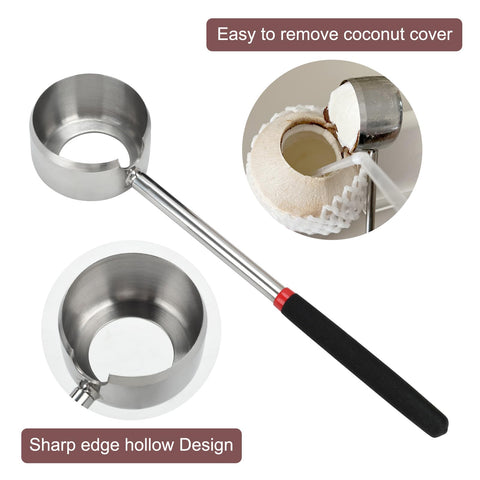 BJSSBJH Coconut Grater: efficient meat extraction with minimal effort.