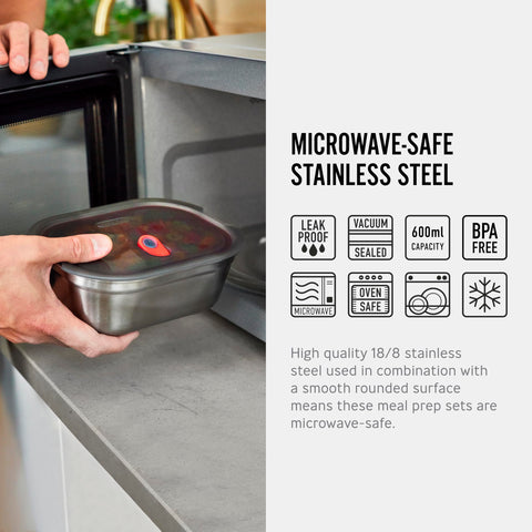 BLACK BLUM lunch box vacuum seal prevents spills while keeping meals fresh and organized.