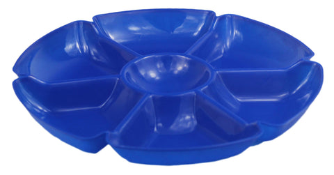 Black Duck Brand chip n dip trays multi-color set for versatile serving.