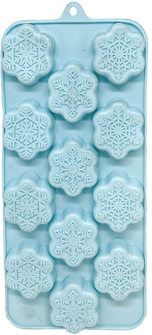 Black Duck Brand snowflake mold suited for crayons, jell-o, and chocolates