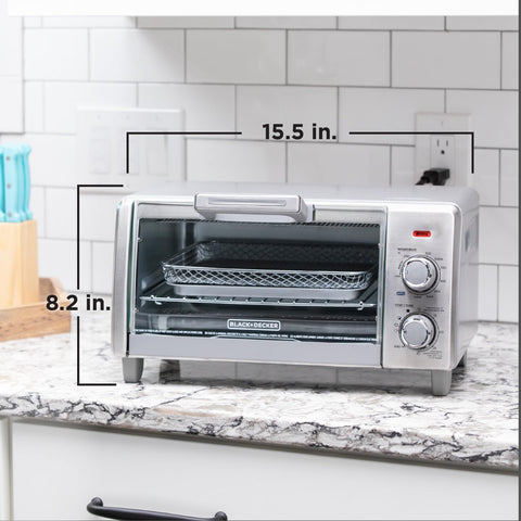 BLACK+DECKER EvenToast technology ensures even browning