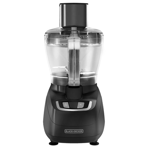 BLACK+DECKER FP1600B food-chute-pusher guides ingredients for consistent processing