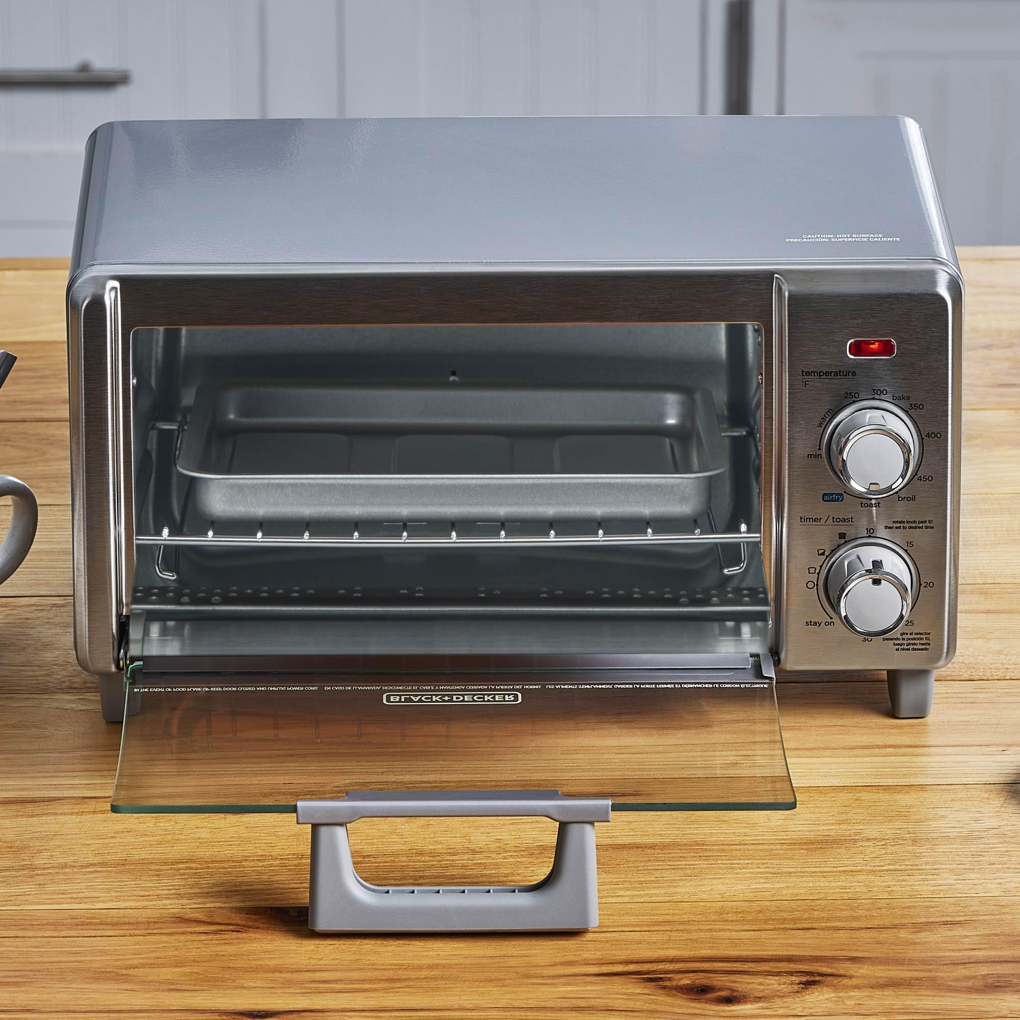 BLACK+DECKER keep warm function preserves warmth after cooking