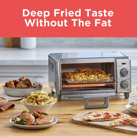 BLACK+DECKER 4-slice bread capacity supports snacks and small meals