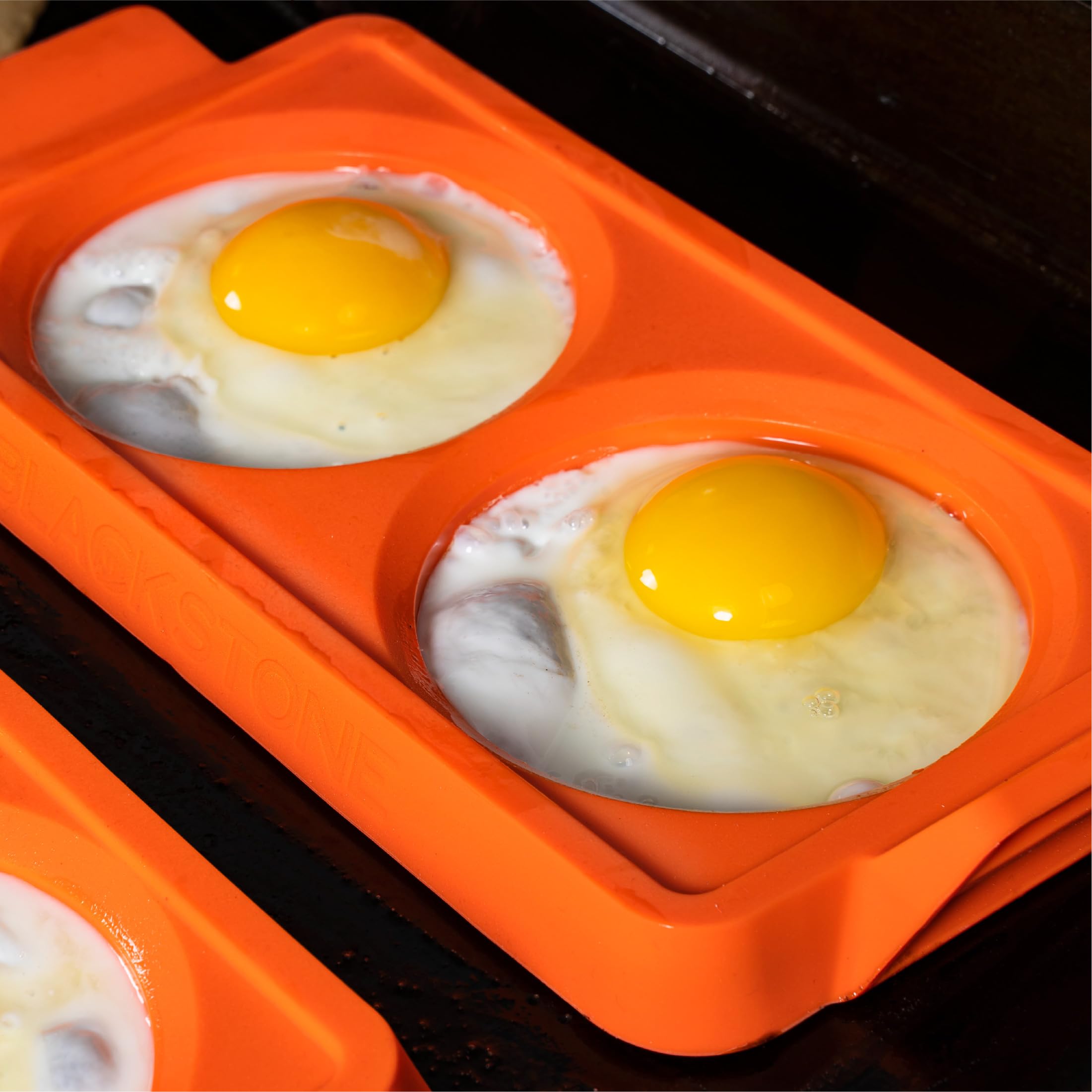 Dishwasher-safe Blackstone rings for quick cleanup after breakfast.