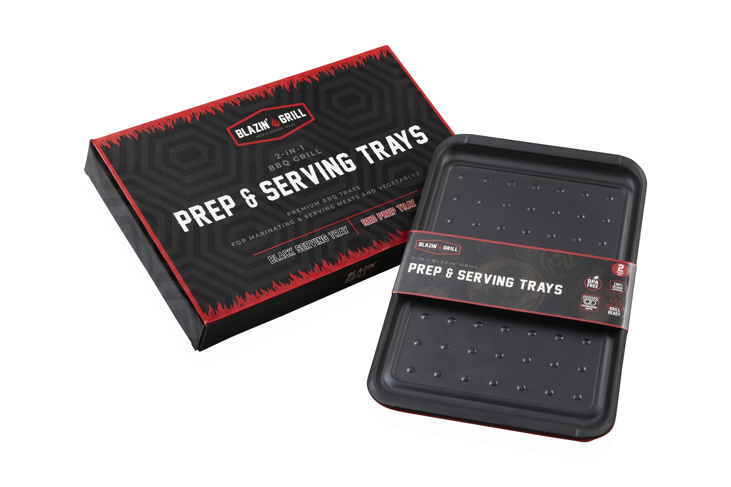 Blazin' Grill durable, food-grade trays designed for long-lasting barbecue sessions.