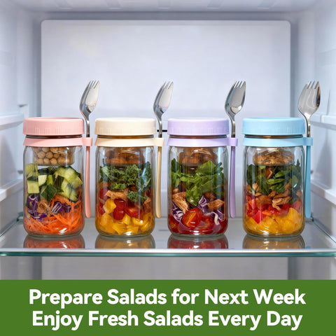 Blazpath Salad Pod meal-prep jar helps organize lunches
