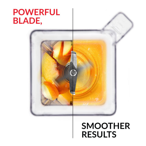 Blendtec WildSide+ jar in use during a smoothie prep
