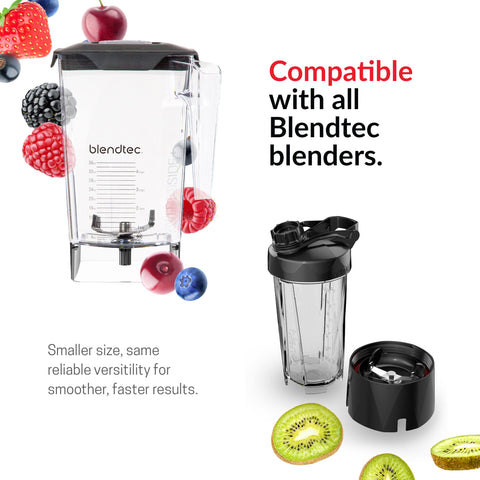 Blendtec WildSide+ jar interior ridges disrupt blending for consistency