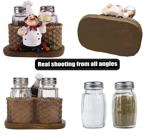 Blessed Family glass spice jars holder offers clear visibility for spices.