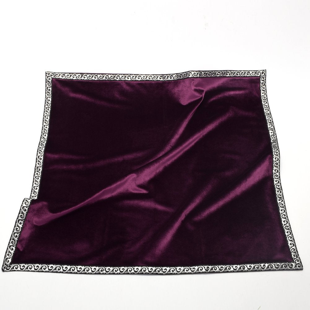 Blessume closeup of velvet texture adds premium feel to altar setup.