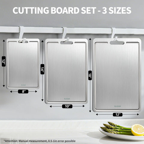 Blfichop titanium board 14x10in with juice groove for medium tasks.