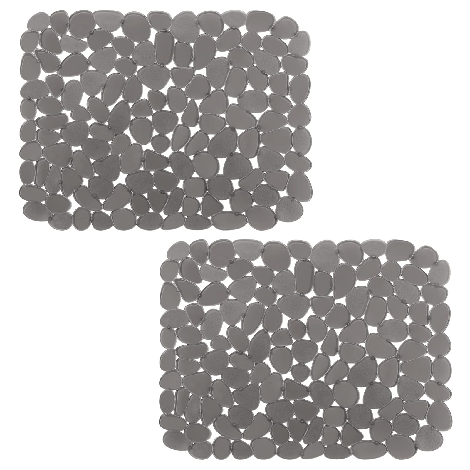 Bligli Pebble Sink Mat with pebble design protecting sink surface.