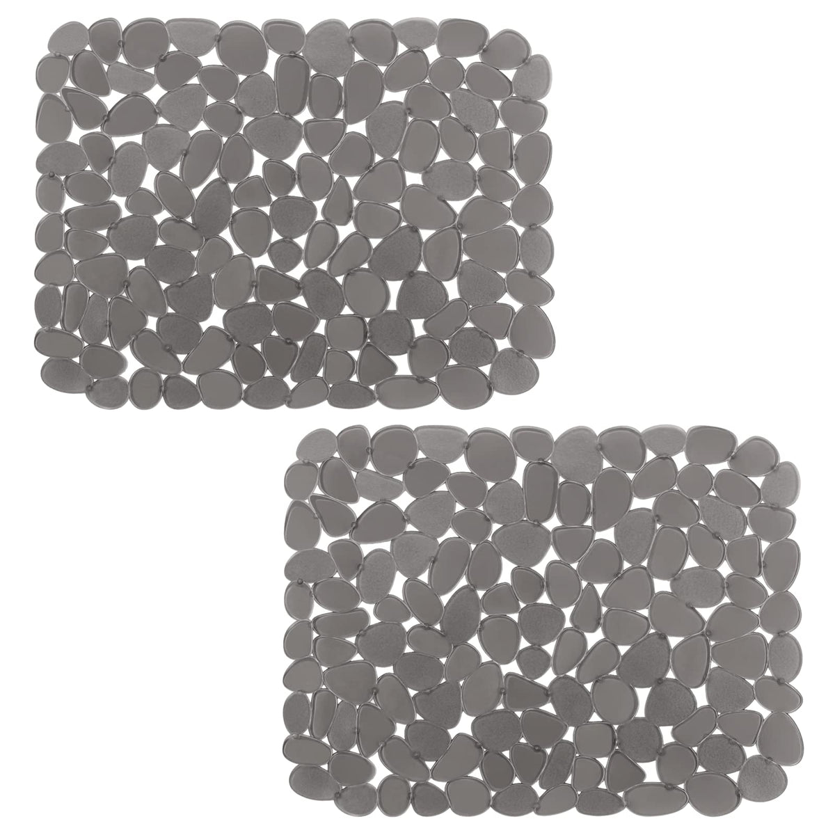 Bligli Pebble Sink Mat with pebble design protecting sink surface.