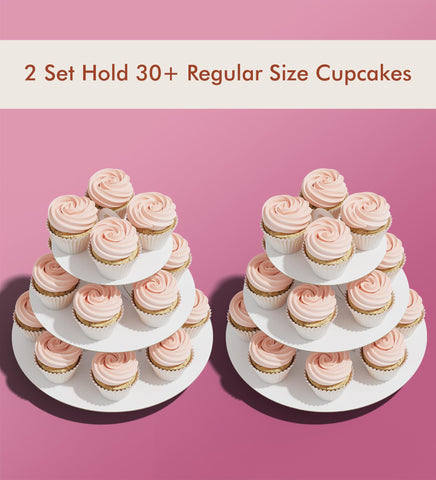 Blissur cupcake stand middle tier with treats ready to serve