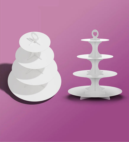 Blissur tea-party setup adds height and charm to tables.