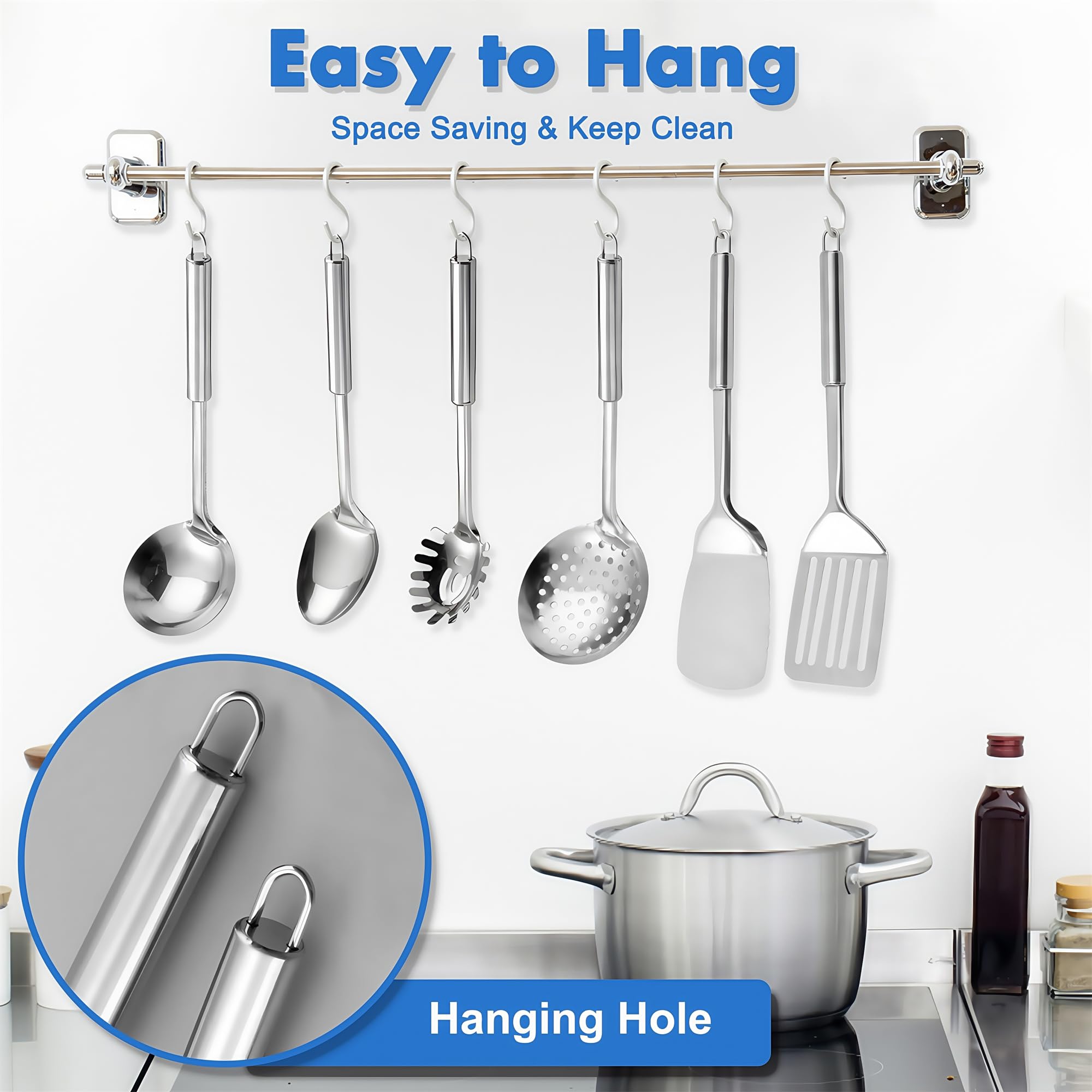 Blithely kitchen tongs for safe handling of hot foods