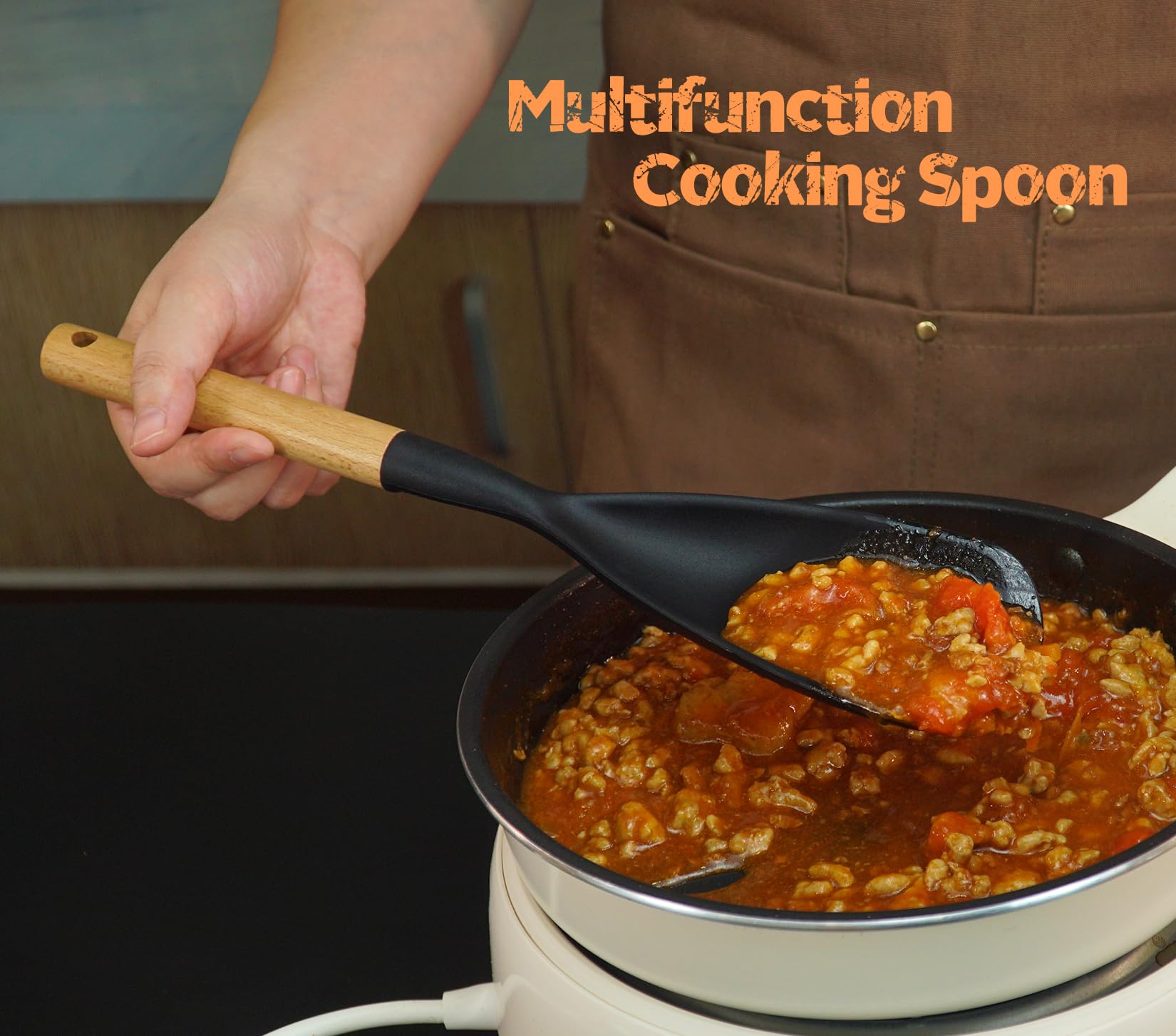 Blithely solid Turner helps searing while protecting nonstick pans.