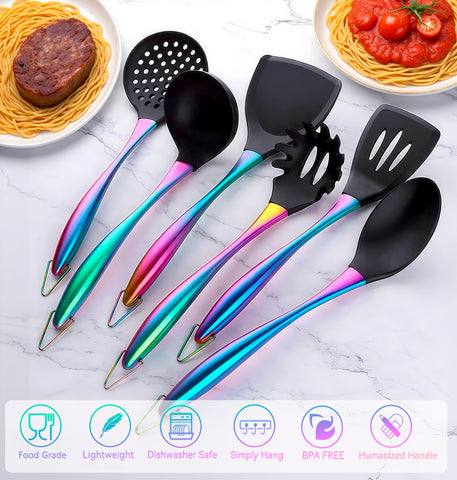 Blithely pasta server for neat, strand-friendly serving