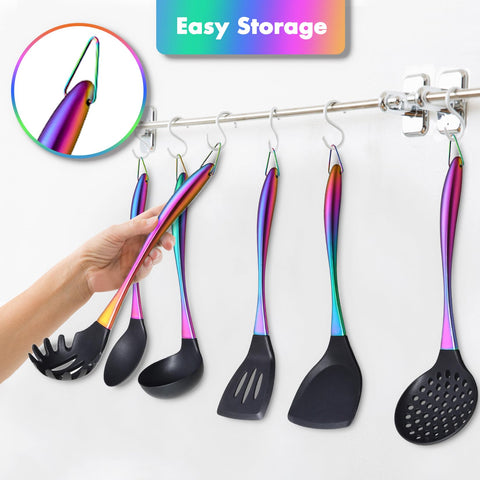 Blithely skimmer lifting foods with minimal splatter