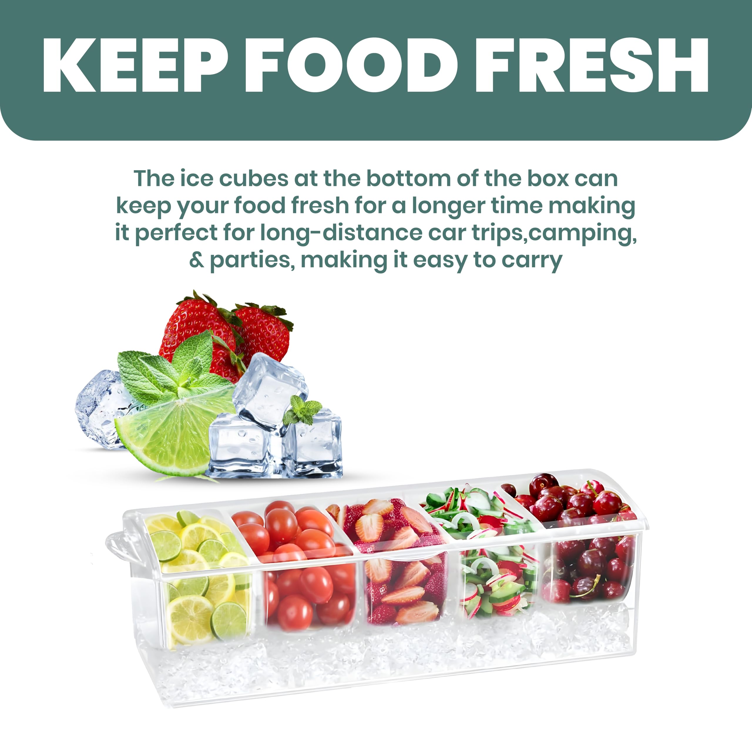 BLIVORRA BPA-free plastic construction ensures safe food contact during gatherings