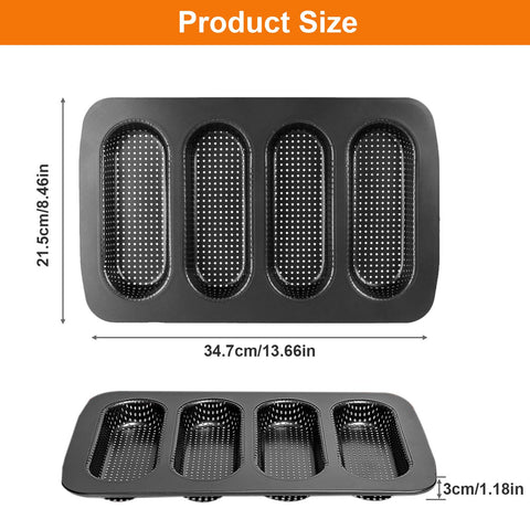 BLLREMIPSUR baking pan non-stick surface for smooth loaf release