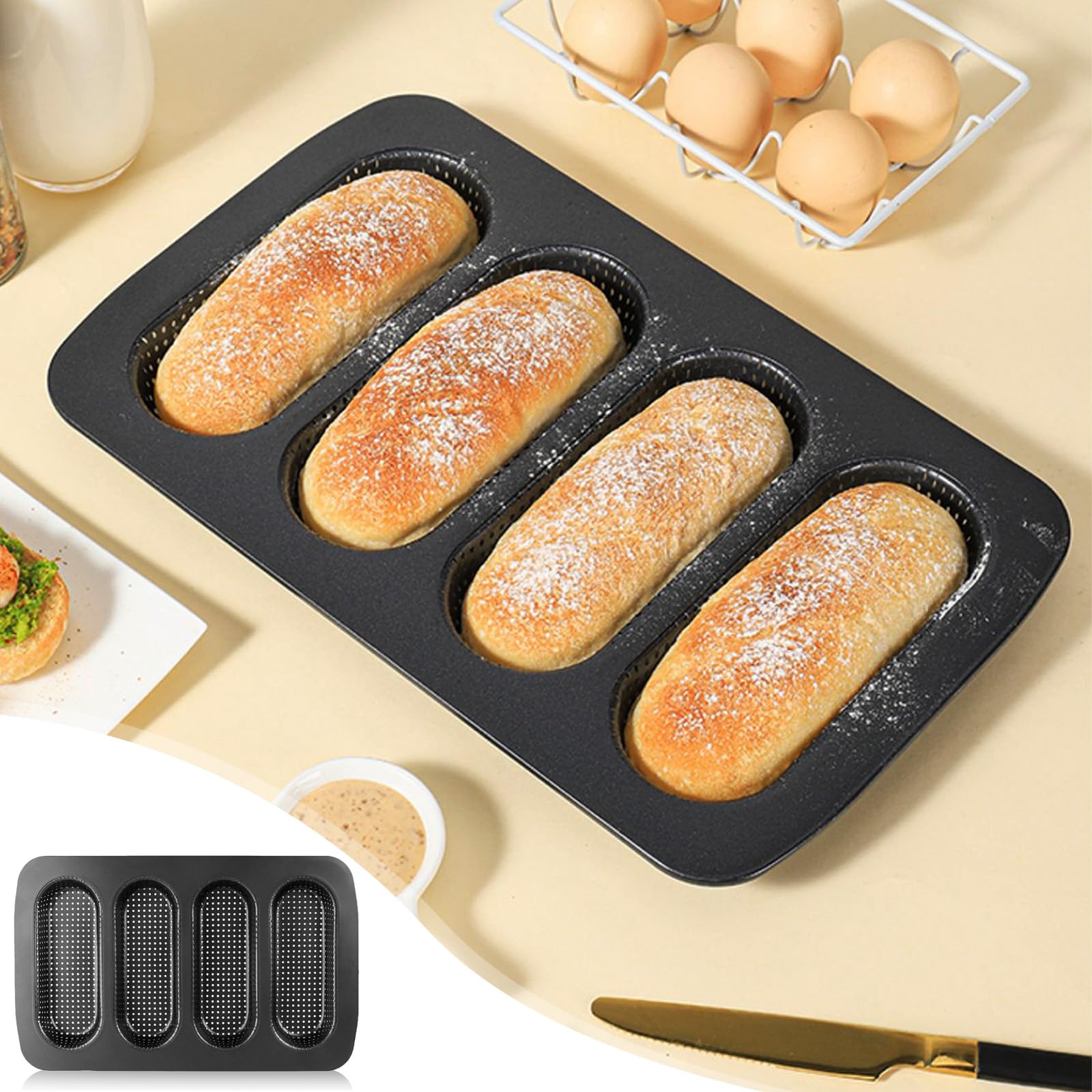 BLLREMIPSUR durable loaf pan resists warping over time