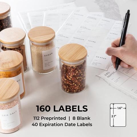 Bloomondo label pack with pre printed labels for quick identification