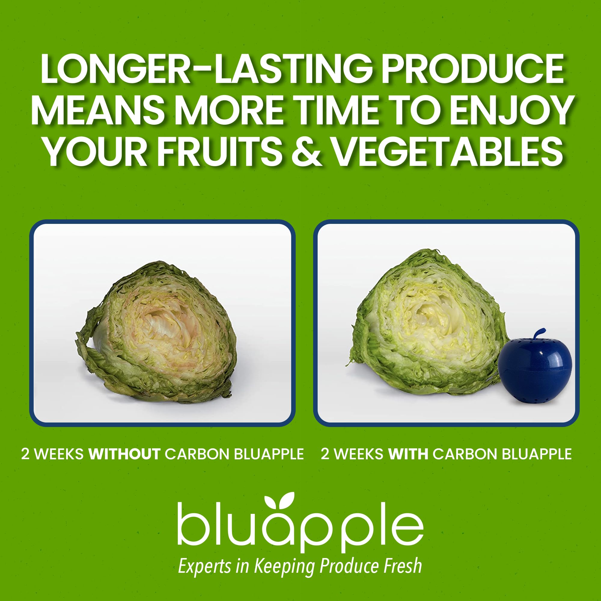 BluApple annual refill kit packaging, simple replacement for ongoing freshness.