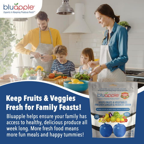 BluApple made-in-USA badge signals quality and sustainability in your kitchen.