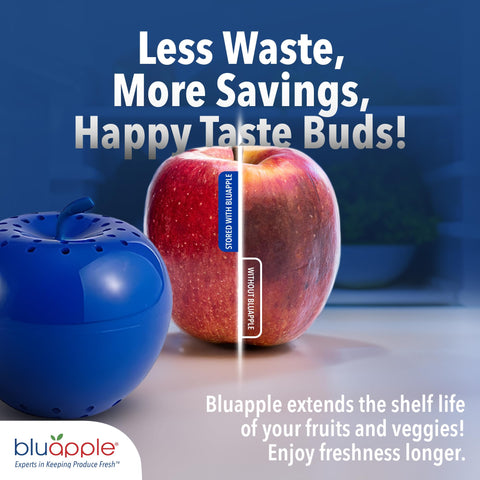 BluApple refillable packets offer an easy three-month replacement cycle.