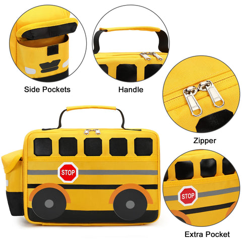 Bluboon insulated lunch bag offers large capacity for daily school meals.