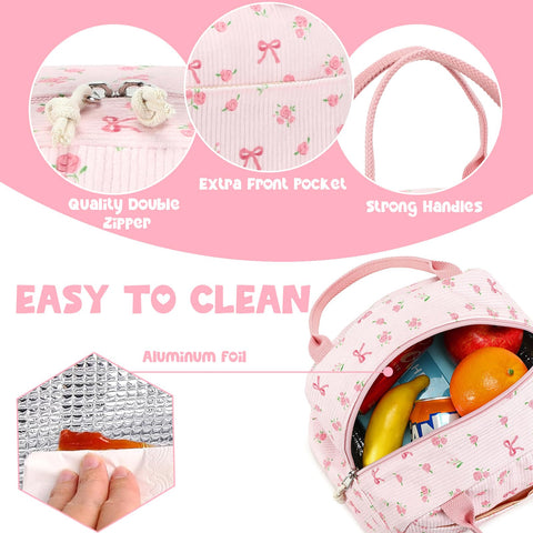 Bluboon easy-clean fabric and leak-proof zipper simplify daily use.