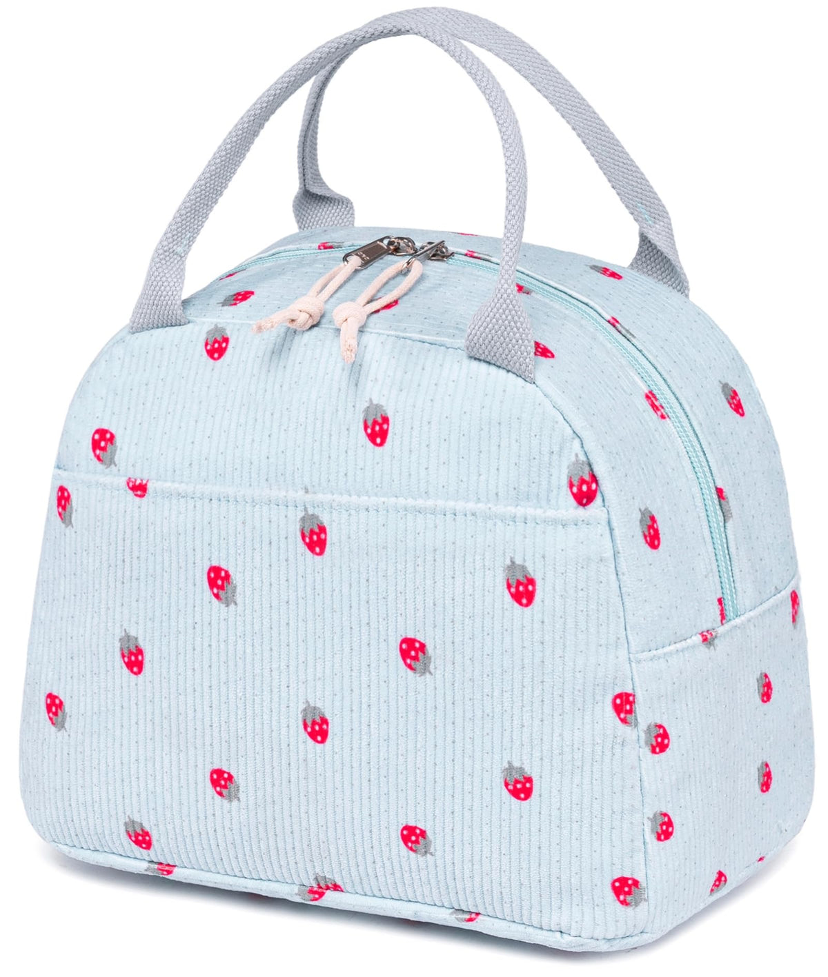 Bluboon lunch bag corduroy texture for stylish everyday carry