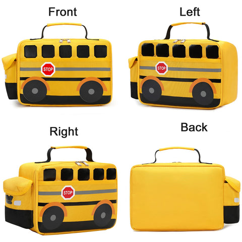 Bluboon lunch bag with two-way zipper supports quick packing.