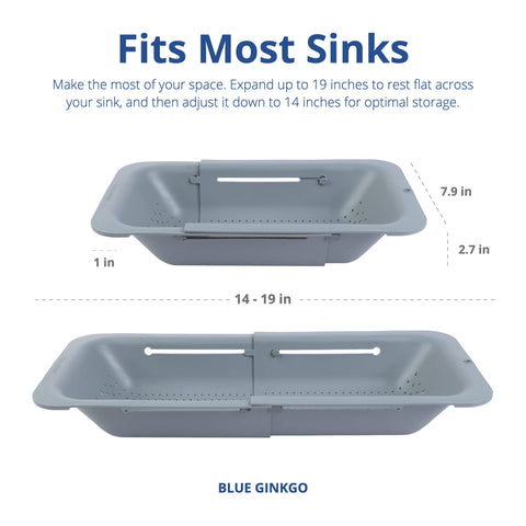 Blue Ginkgo BPA-free plastic ensures safe, durable use in busy kitchens.