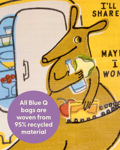 Blue Q Handy Tote made from recycled plastic for eco gifting