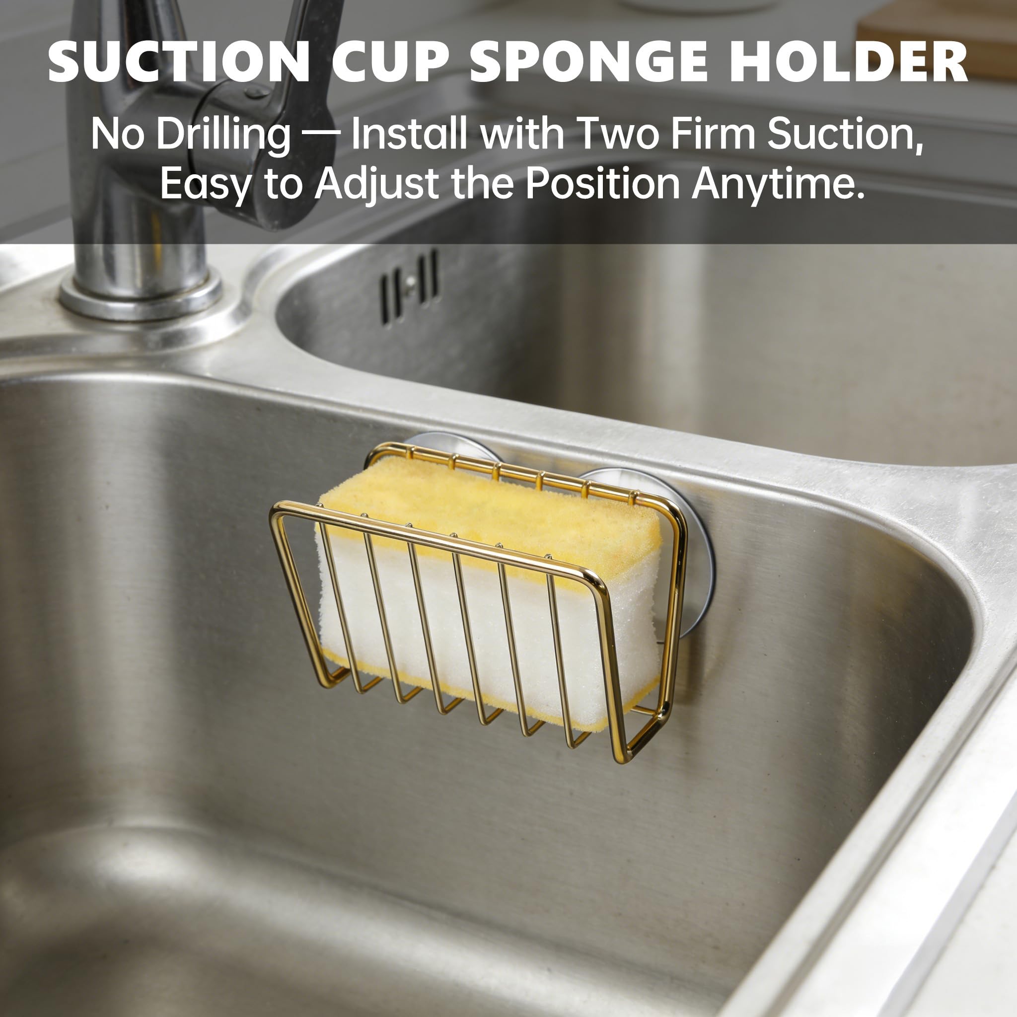 Blueden sink stopper holder keeps drain stoppers and small tools neatly stored.