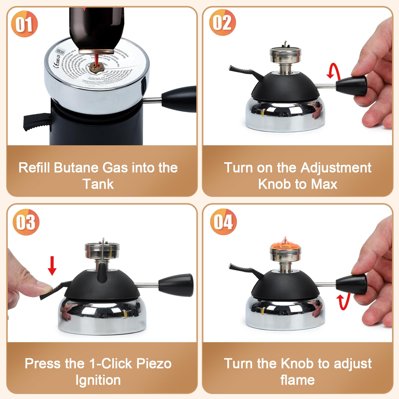 BlueFire furnace wire stand supports stable siphon coffee setups.