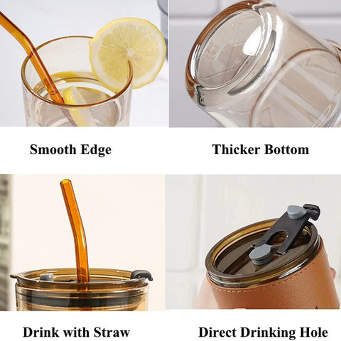 BLUEPOLAR amber glass close-up shows durable thickened glass.