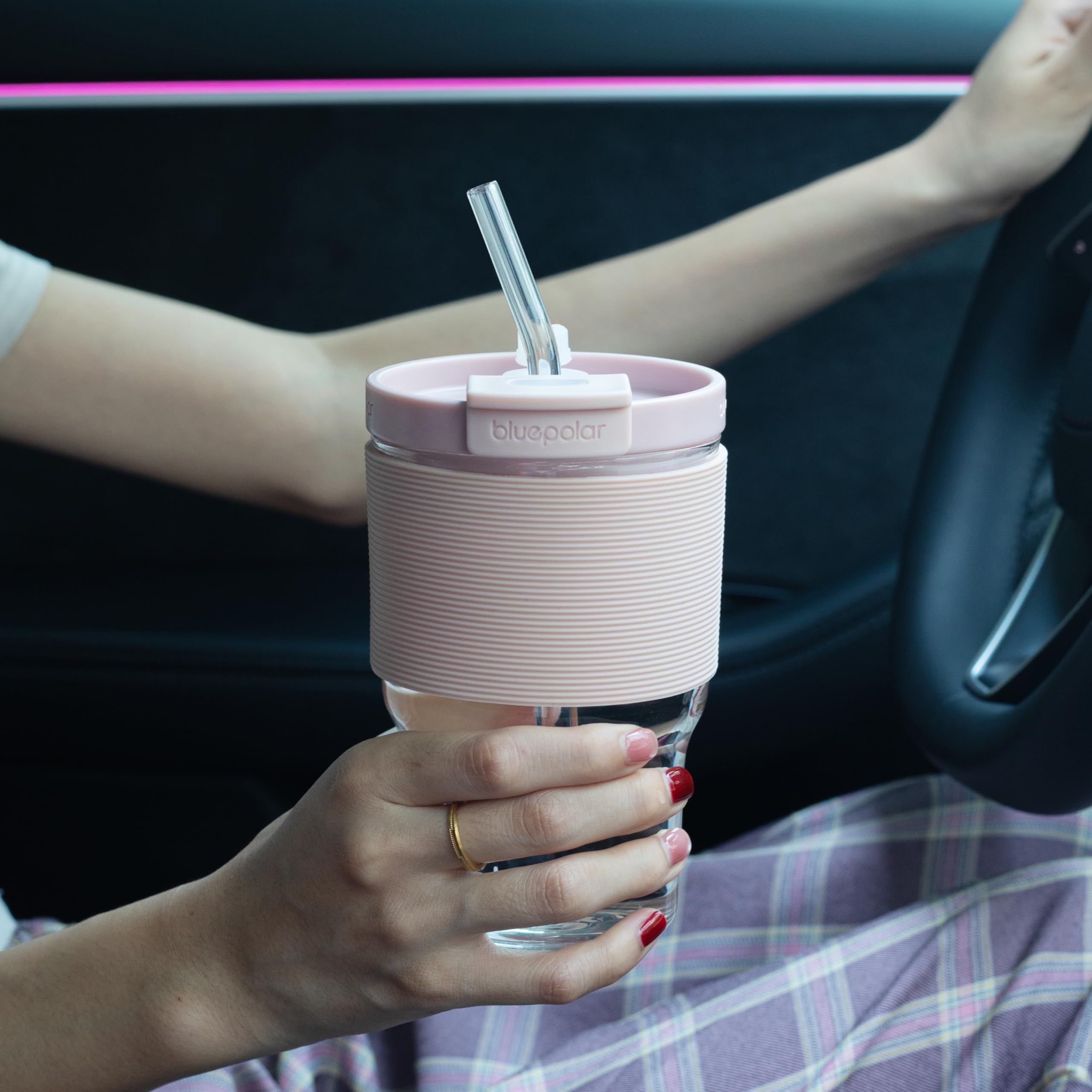 Ideal for juice, tea, smoothies on the go with BluePOLAR.