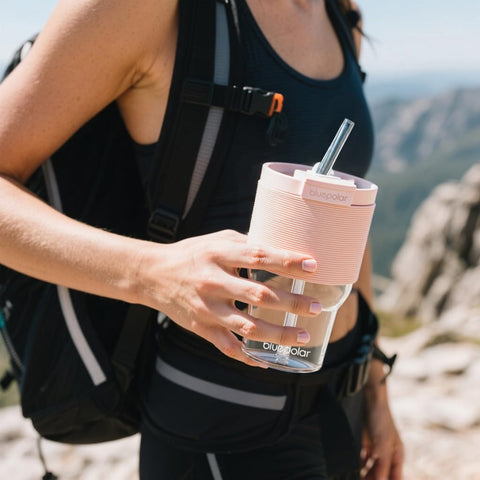 BluePOLAR borosilicate glass withstands hot and cold drinks.
