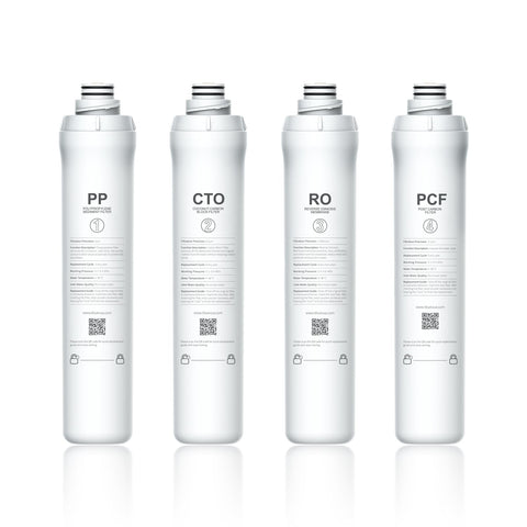 Bluevua RO100ROPOT PP filter improves water taste by removing sediments