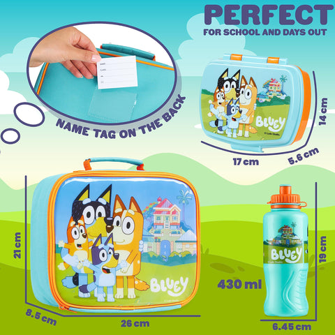 Bluey BPA-free lunch gear promotes safe, dependable everyday meals.