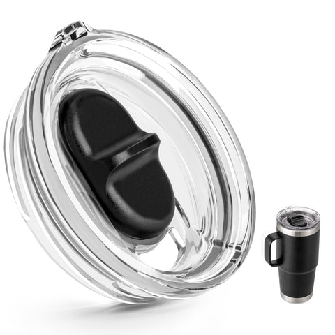 Bluwing 20oz threaded lid for YETI Rambler fits securely on travel mugs