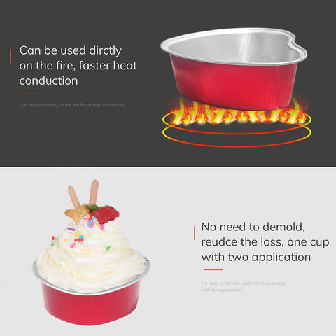 BLVRYVIO premium aluminum foil cups offer sturdy bake ready performance