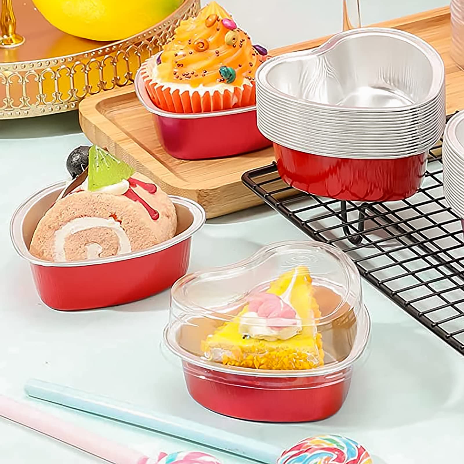 BLVRYVIO ideal for Valentines Day desserts and elegant party displays