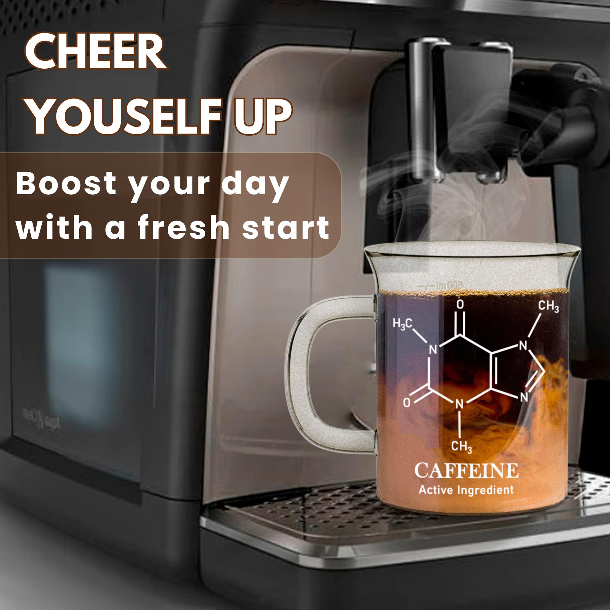 BMC caffeine molecule cup enhances desk coffee ritual