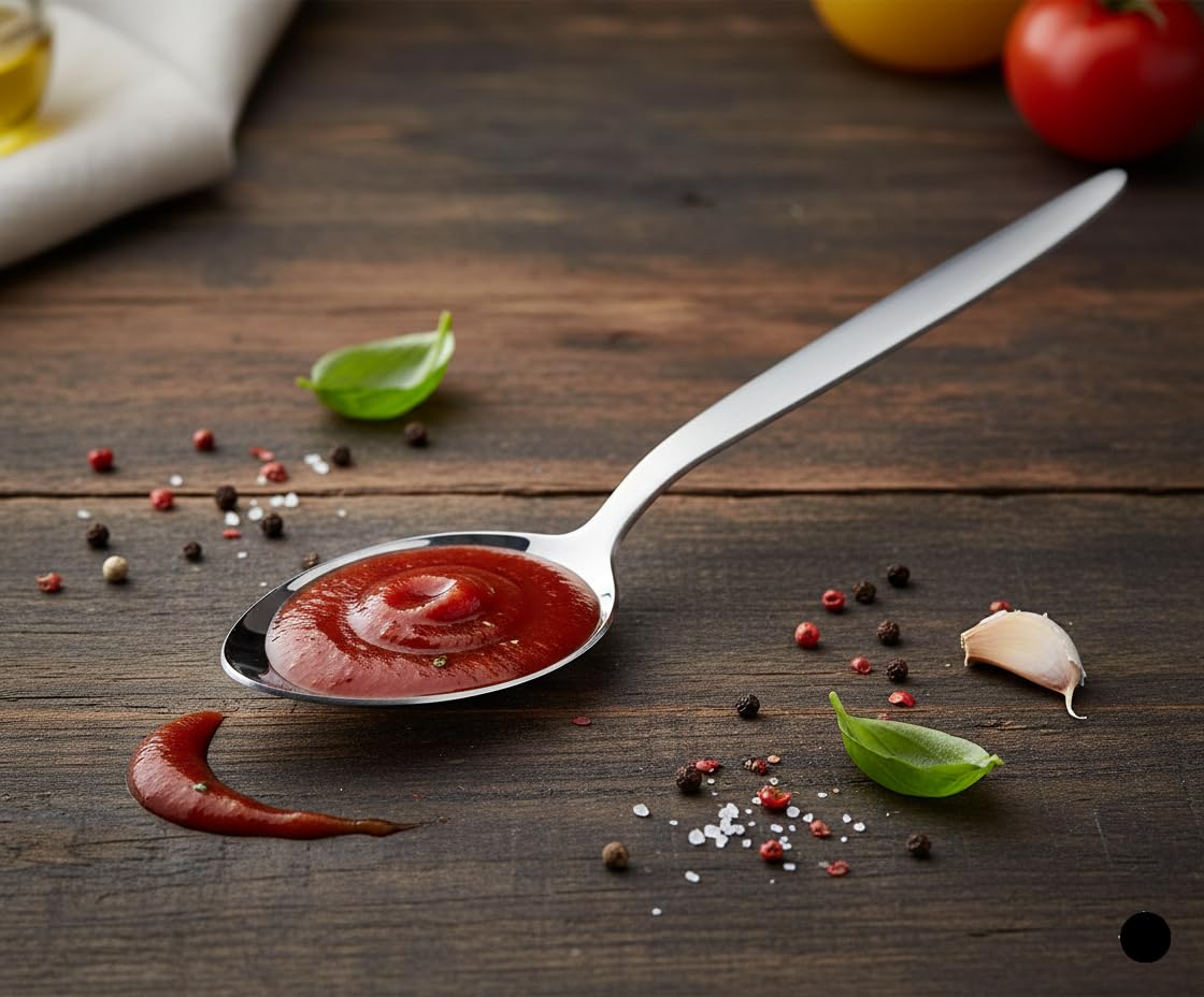 BNAZIND Kunz spoon ergonomic handle offers comfortable grip.