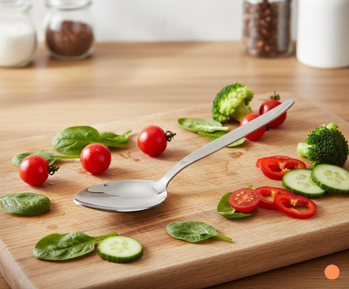 BNAZIND Kunz quenelle-mixing spoon offers smooth stirring